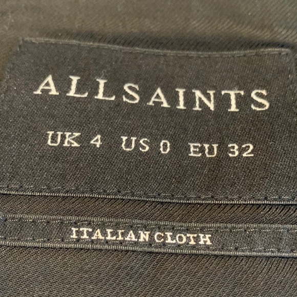 All Saints Okito Pea Coat - US Size: 4 - Picture 5 of 6